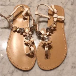 Embellished sandals